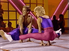 1980s aerobics GIF
