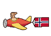 Flag Norway Sticker by Abstract HotDogs