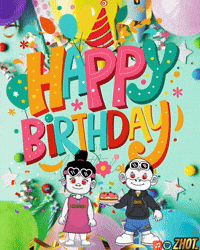 Happy Birthday GIF by Zhotcita