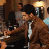 Pop Tv Drink GIF by Schitt's Creek