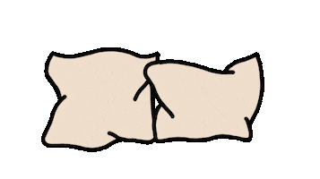 sleep pillow Sticker by In Bed With Betty