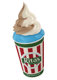 RitasIce yum ritas gelati blueraspberry Sticker