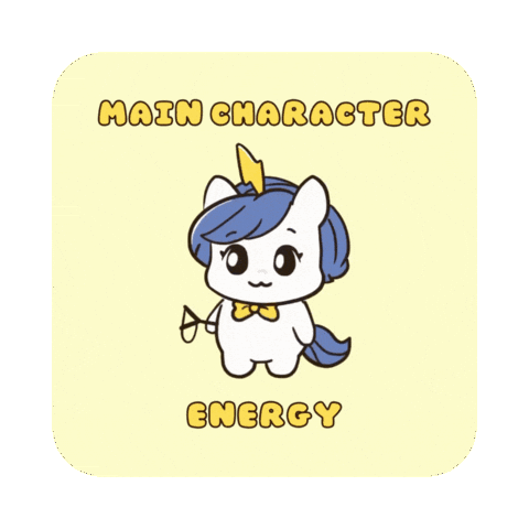 Center Stage Bu Sticker by Brave Unicorn