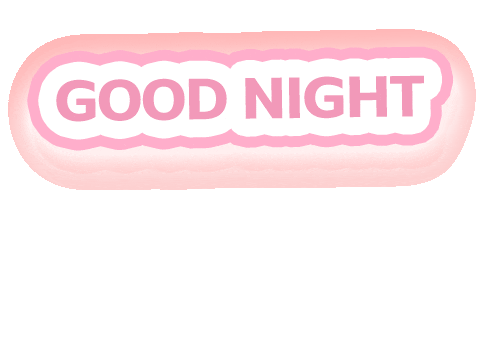 Good Night Pink Sticker by LovEvolution