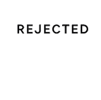 Rejected Design Sticker by Stupendous Studio