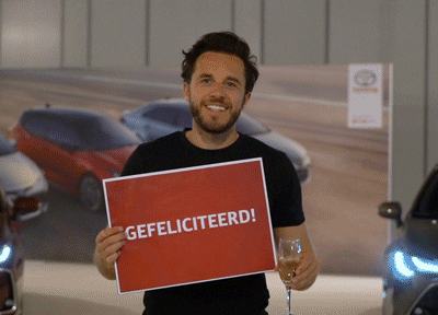 ToyotaNL giphyupload toyota proost gefeliciteerd GIF