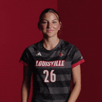 Womens Soccer Go Cards GIF by Louisville Cardinals