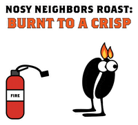 Nosy Neighbors Sticker by buddhabeanscoffee