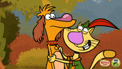 pbskids love kiss run i love you GIF