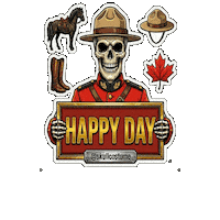Buen Dia Halloween Sticker