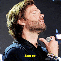 Jared Padalecki Shut Up GIF