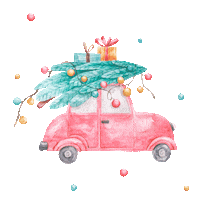 New Year Christmas Sticker
