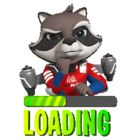 Happy Raccoon Sticker by BetFury