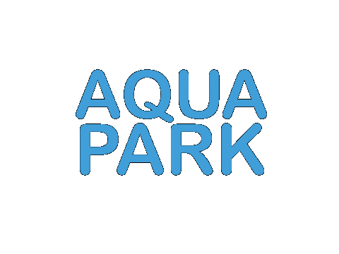 Water Park Text Sticker by aqua park group