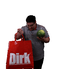 Tas Shopper Sticker by Dirk van den Broek
