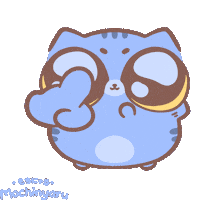 Mochinyaru cat kawaii hey annoying Sticker