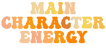 Main Character Energy Sticker