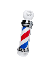 theDepotBarber barber depot barbering barber pole Sticker