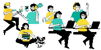 Animation Cine Sticker by ESCENA CUATRO