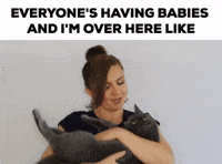 amandaceemedia cat baby mom gato GIF