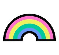 Alloprof rainbow fire brain prof Sticker
