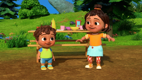 Dance Camping GIF by Moonbug