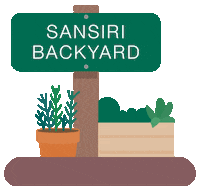 garden grow Sticker by Sansiri PLC