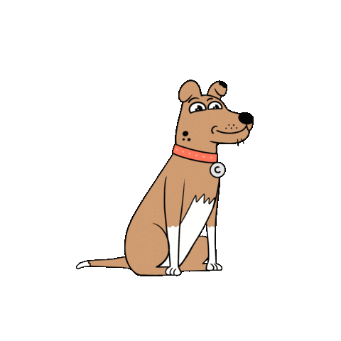 Croquettine giphyupload dog surprise chien Sticker