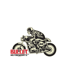 Motorcycle Wheelie Sticker by Bullet Motorsports