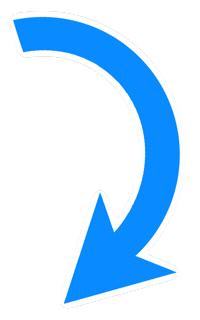 Bluearrow Sticker by Decorating Outlet