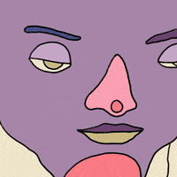 WeronikaMarianna face head 2d mental health GIF