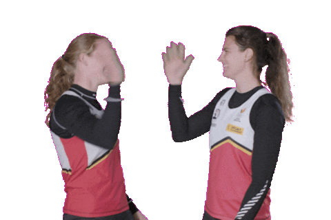 sportvlaanderen high five kayak kajak teambelgium Sticker