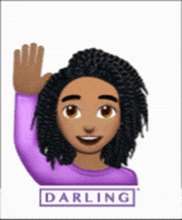 Blackgirlemoji GIF by Darling Hair