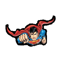superman STICKER by imoji