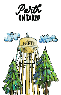 Water Tower Sky Sticker