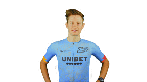 Cycling Celebrating Sticker by Tour de Tietema