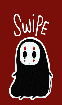 Swipe Up Studio Ghibli GIF