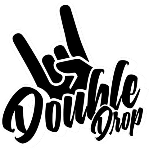 double-drop giphyupload emoji hand drop Sticker