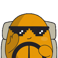 Crypto Chill Sticker by Fractal Bitcoin