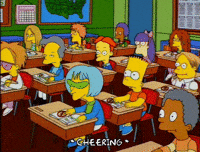 Motivating Season 8 GIF by The Simpsons