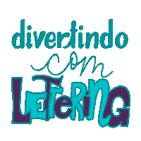 Lettering Turquesa Sticker