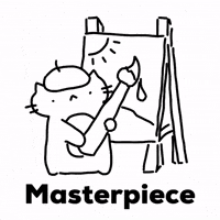Art Cat GIF