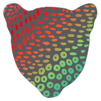 strawberryleopardhair rainbow leopard strawberryleopard Sticker