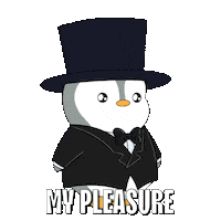 You Are Welcome No Problem Sticker by Pudgy Penguins