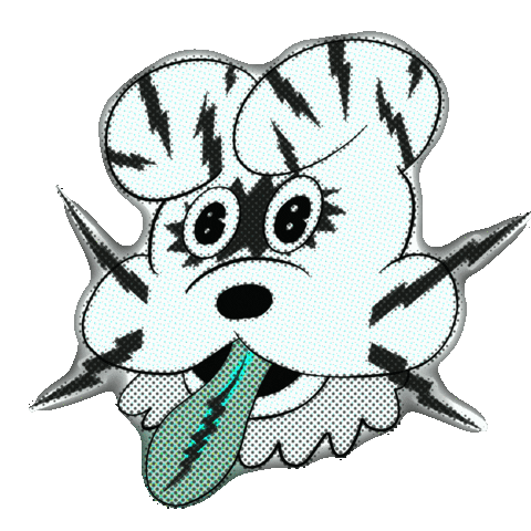 mtsh912 monster rabbit うさぎ mtsh912 Sticker