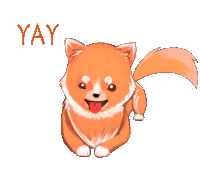 Happy Excited Sticker