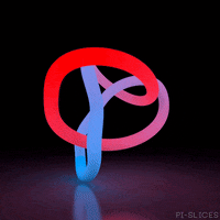 pislices loop 3d trippy blue GIF