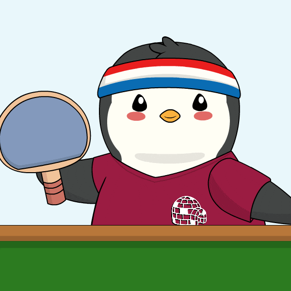 Serve Ping Pong GIF by Pudgy Penguins Find & Share on GIPHY