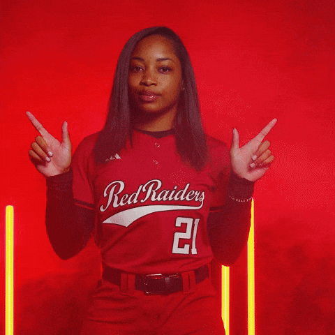 Alana Johnson GIF by Texas Tech Softball