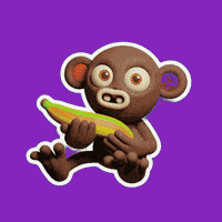 Hungry Monkey GIF